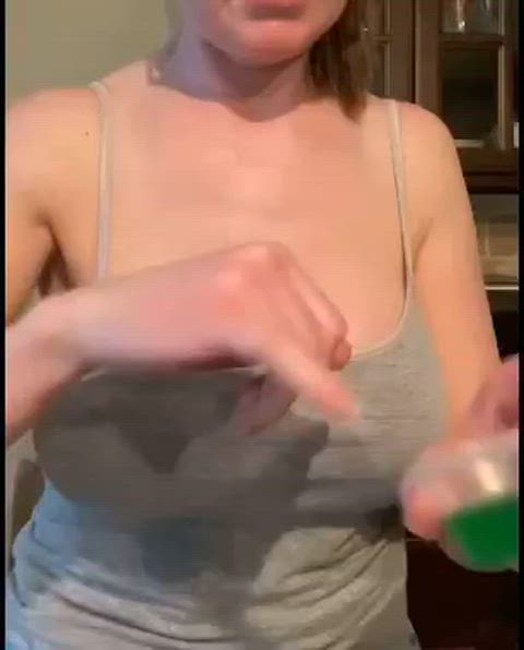 Amateur Big Tits Homemade Hotwife MILF Pawg Solo Wife ginger4play Porn GIF by ginger4play2