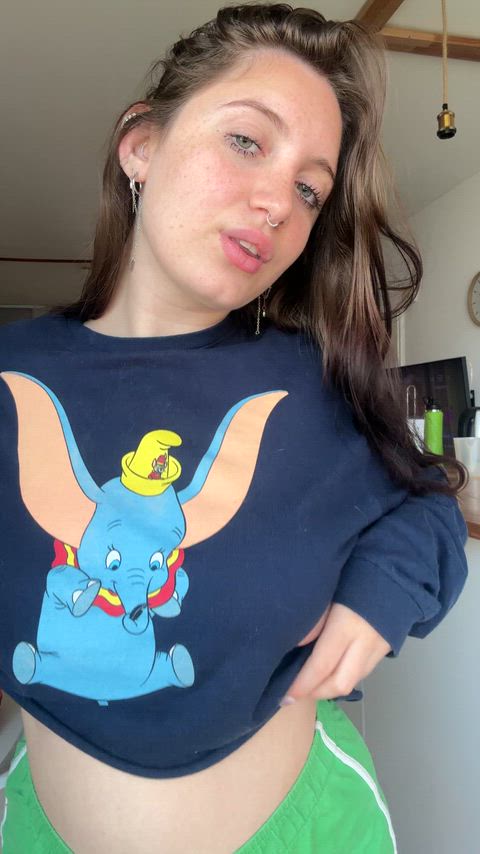 Would you like to squeeze my tits every morning?