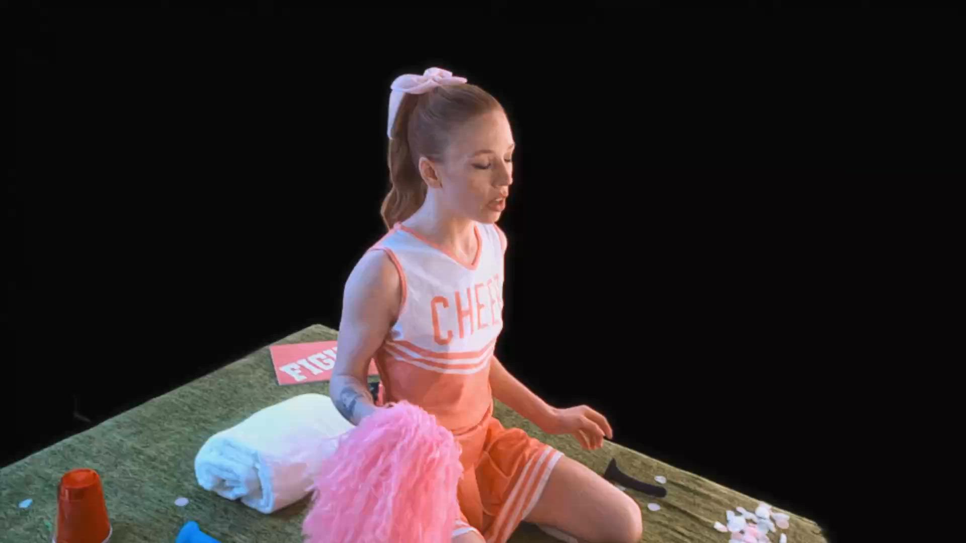 NEW: Ginger Beauty Madi Collins is jerking off with you before her cheerleader routine (5.99 /// Braindance Spatial VR)