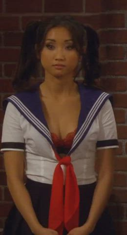 Brenda Song Celebrity Cleavage Porn GIF by celebsprincess