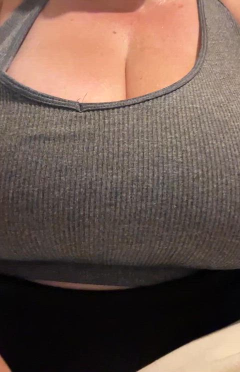 Post Workout Sweaty Titty Drop