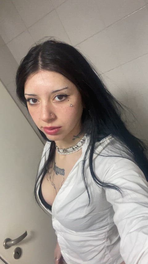 Cute petite girl with great tits