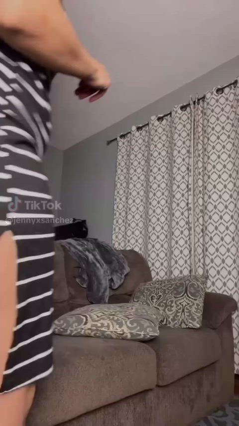 Amateur Ass Big Ass Booty Ebony Latina MILF Thick TikTok Twerking Porn GIF by littlepiggies718