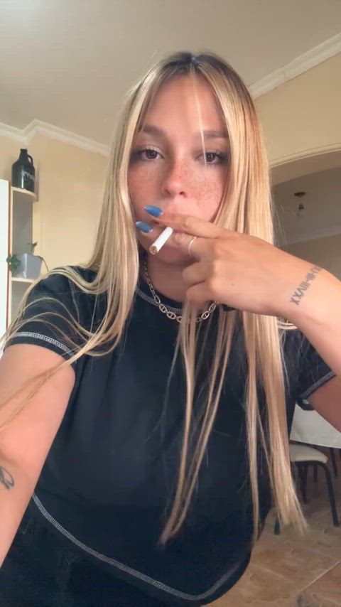 Cigarette number 15. Have you smoked today?