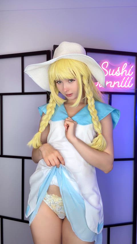 Lillie Shows Off Her Body~ (Cosplay by SushiBunniii)