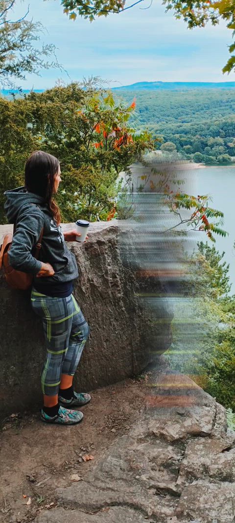 Getting naked for an outdoor photoshoot