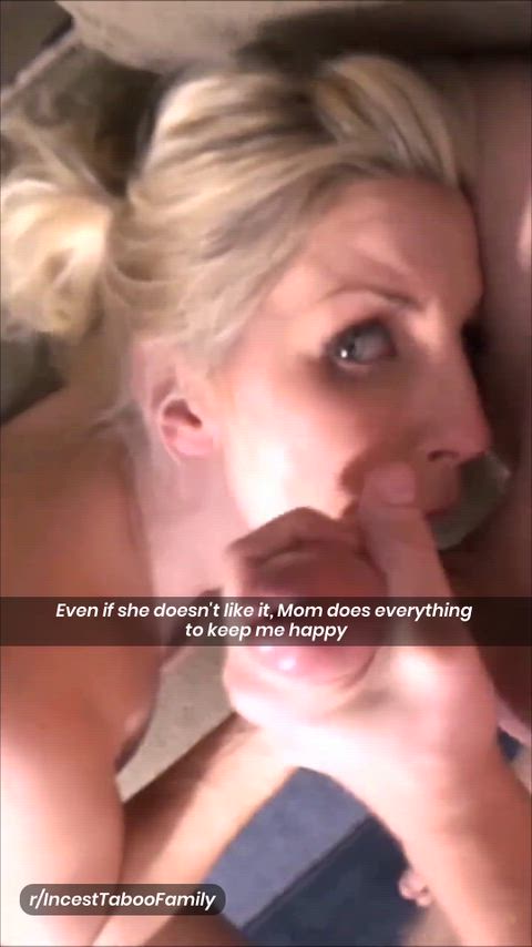 Even if she doesn't like it, Mom does everything