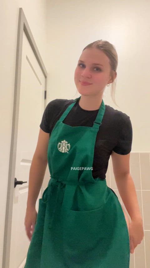 Let me serve you coffee with my ass out