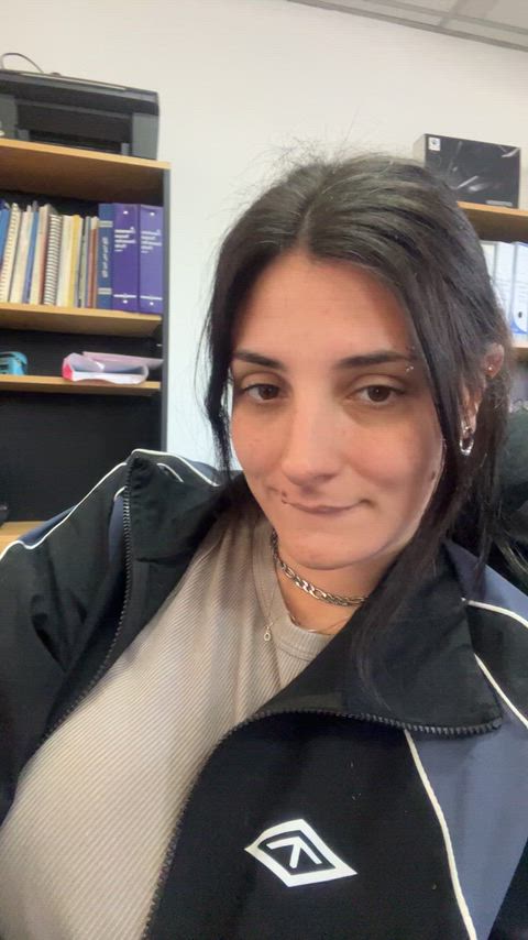 What would you do with my huge tits in the office?