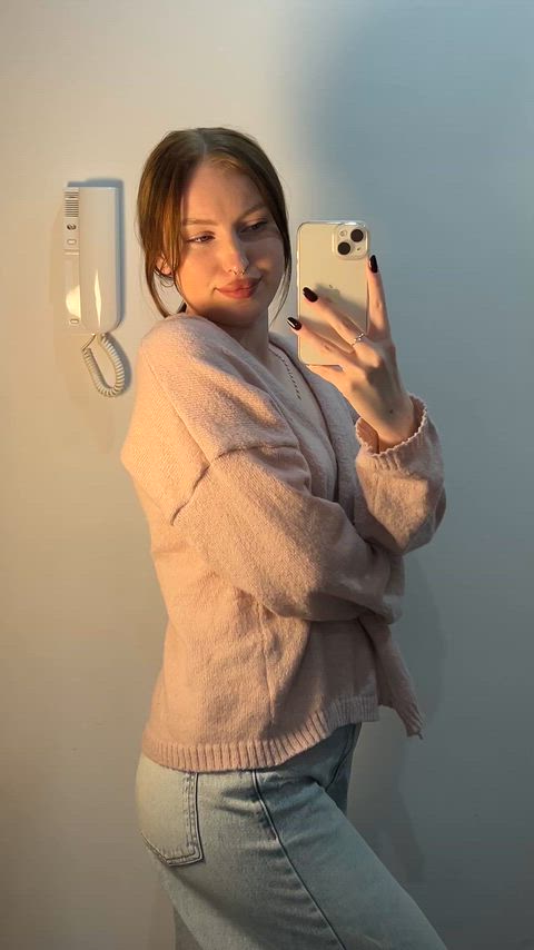 I should wear bra next time