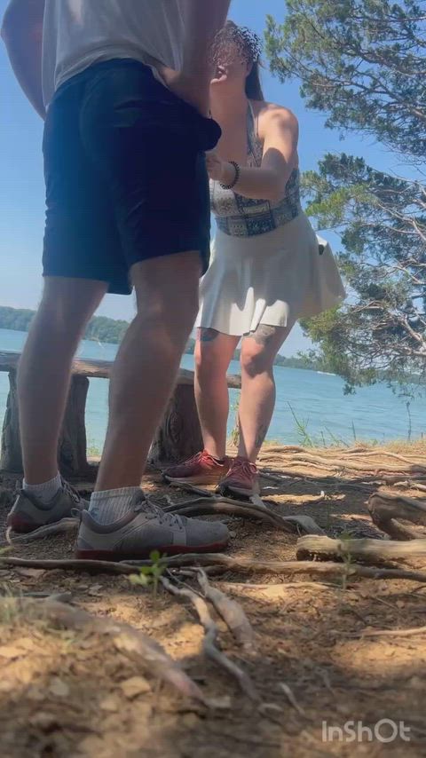 We put on a show for everyone at the lake 😍