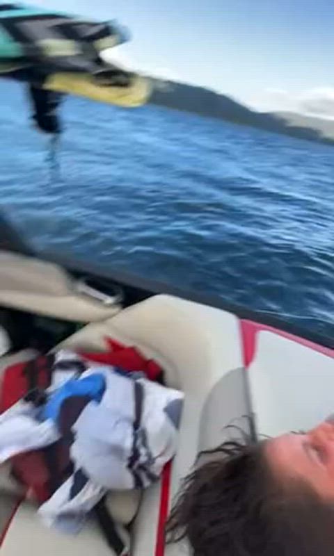 He got kicked off the boat