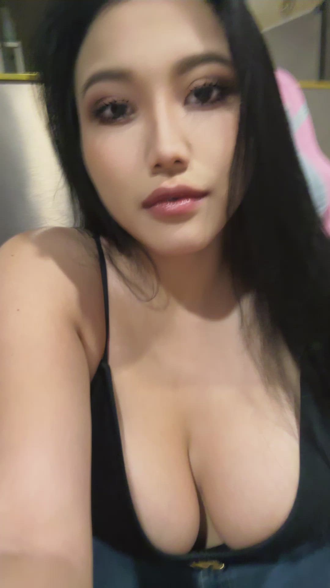 Your Asian friend shows you her tits, how do you respond
