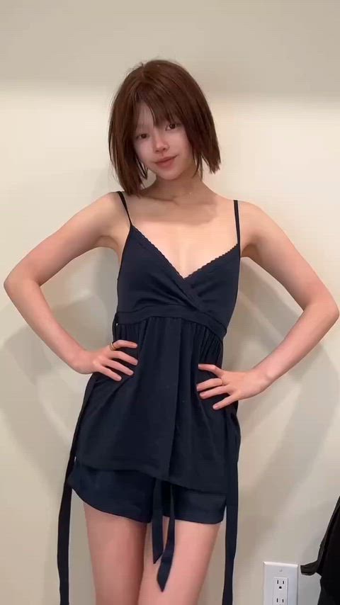 This Asian angel wants you to think of her.