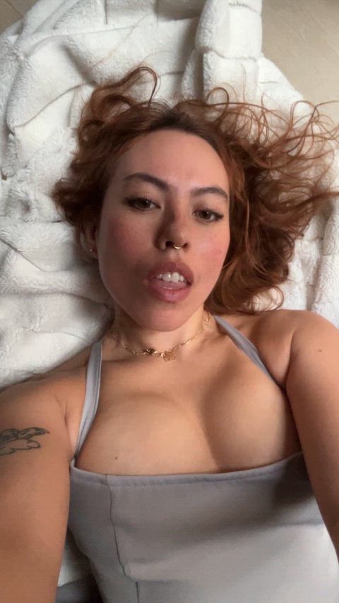 Doe eyes and a dress that barely contains me