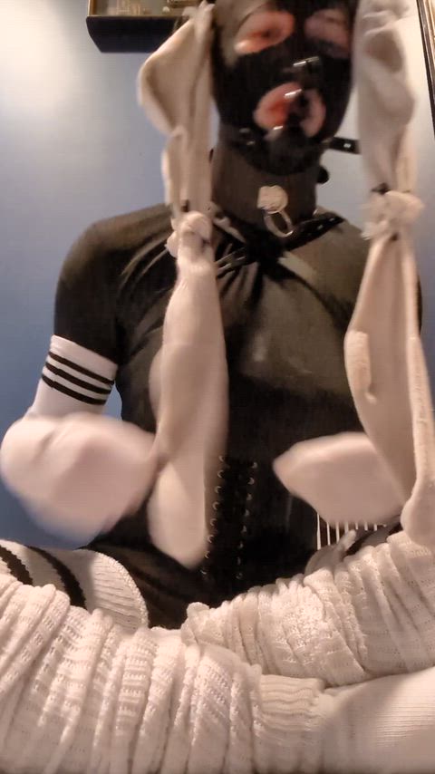 Dildo gagged training