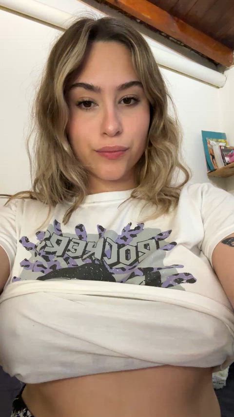 My breasts are slowly leaking out