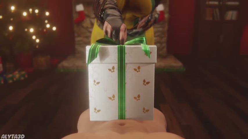 Rogue, Luna Snow, Magik, Scarlet Witch, Dagger, Invisible Woman, Storm, Black Widow, Angela, Psylocke & Peni Parker Enjoying their Christmas Gift(Alyta3D) [Marvel Rivals]