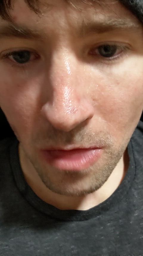 Swallowing a thick load always feels so good