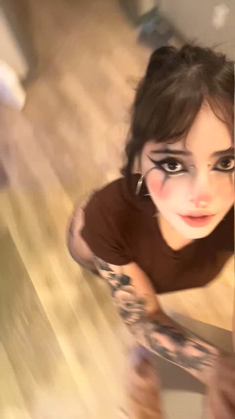 Clown girls when they want something from you: