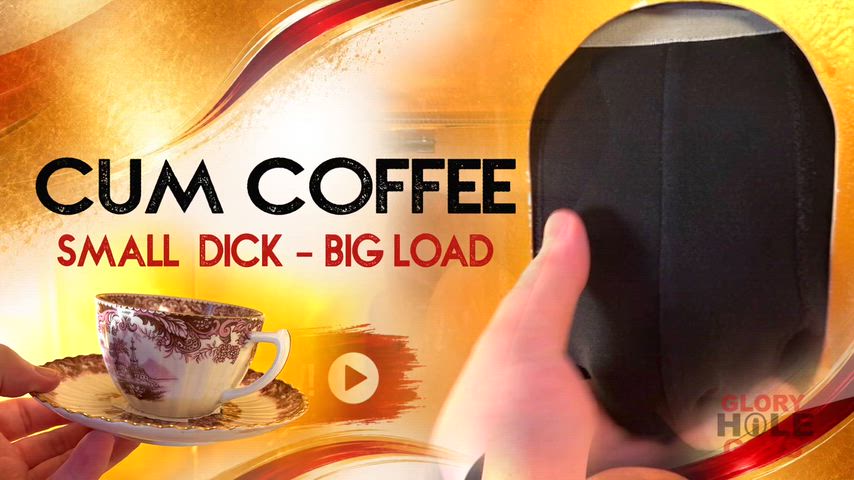 🇬🇧 Small stiff cut cock but a huge creamy load at the golden gloryhole – I sniffed his black underwear bulge first, deepthroated him and he shot his cum straight into my coffee. Swallow it next video? 🇩🇪 Kleiner steifer beschnittener Schwanz aber eine riesige geile Spermaladung am goldenen Gloryhole – erst an der Beule in der schwarzen Unterhose geschnüffelt, dann deepthroat, und er spritzt seine Sahne direkt in den Kaffee. Schlucken mache ich im nächsten Video. 🇫🇷 Petite bite raide circoncise m thumbnail