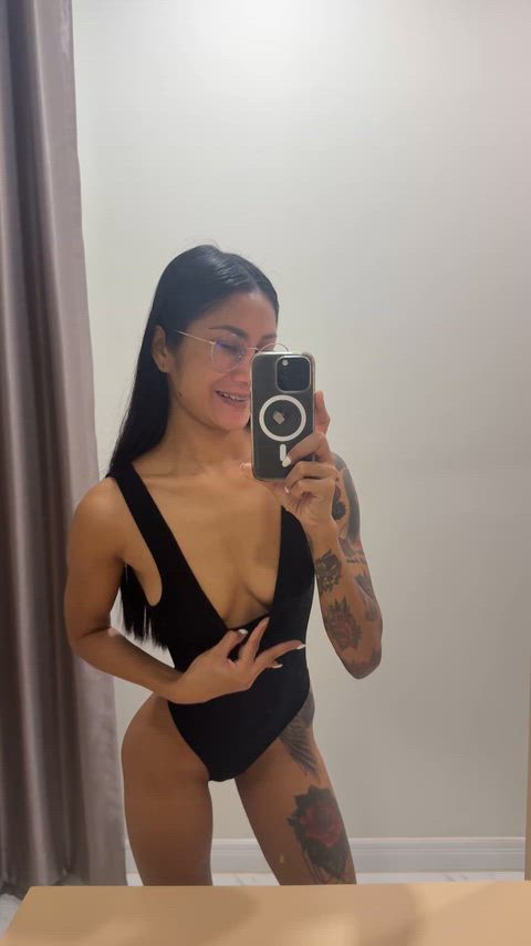 Pocket sized Asian girl