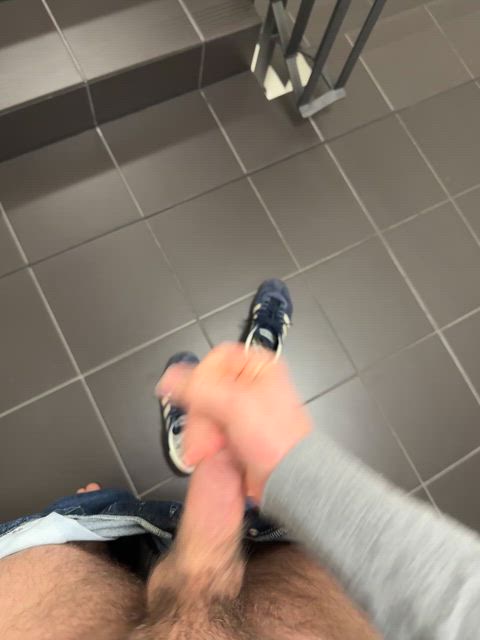 Jerking Off in the Hotel Staircase the second