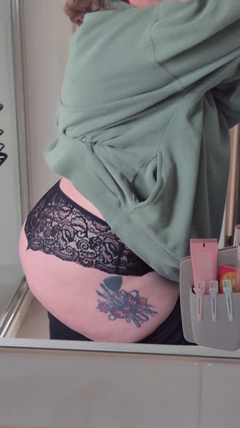 Your wife wishes she looked this good in lace panties