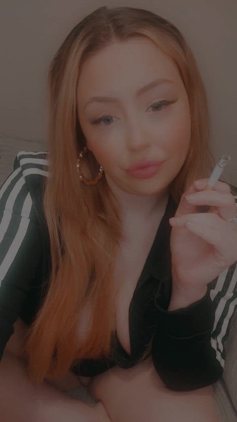 Chavy sluts always have a ciggie in hand..