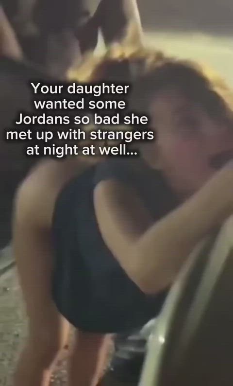 BBC Caption Doggystyle Interracial Outdoor Public Redhead Standing Doggy Teen White Girl Porn GIF by manemane6