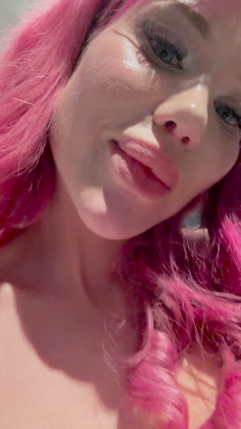 Fake Lips Lips pink hair Porn GIF by fierylittle_witch