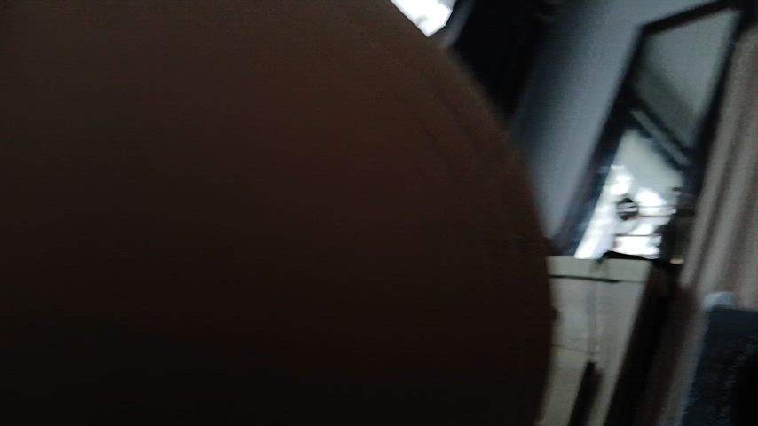 So close...he can only rub against my wet pussy 🔐😈 just love the teasing