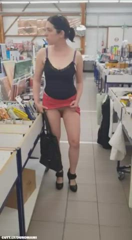 Amateur Boobs Exhibitionist Flashing Public Pussy Tits Upskirt Voyeur Porn GIF by duromami